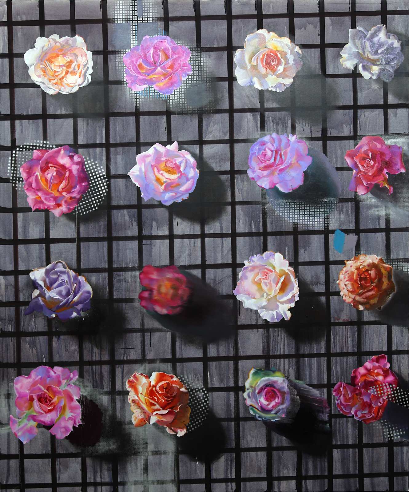 Quadratur,Painting by Rayk Goetze