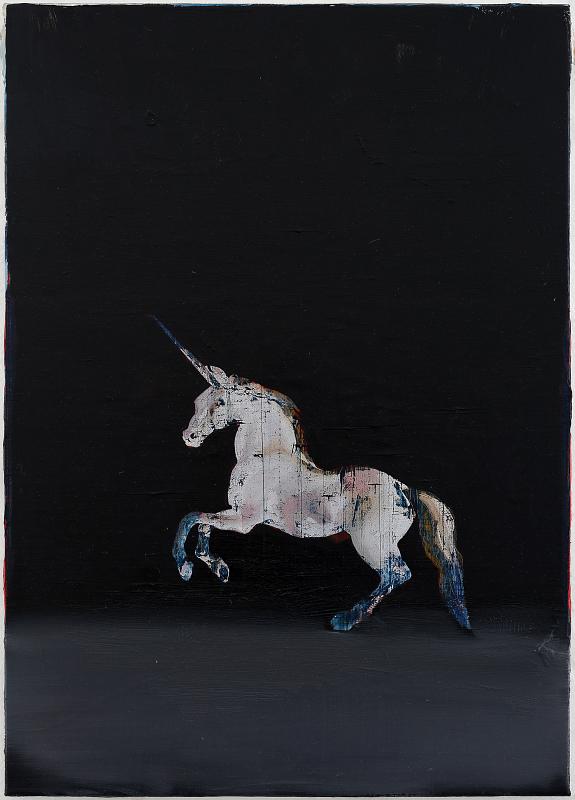 Unicorn, Painting by Rayk Goetze
