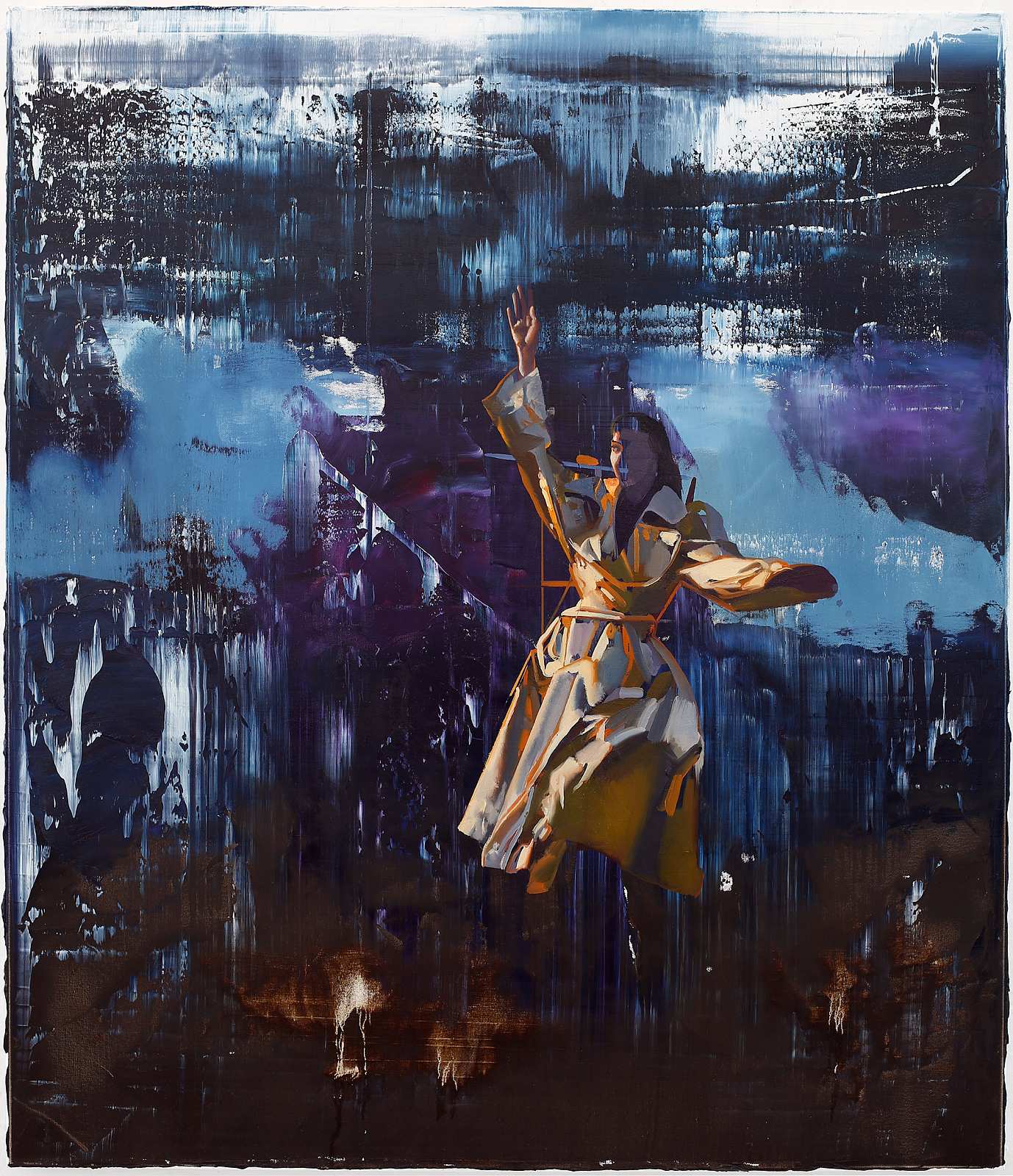 Vertreibung aus dem Paradies 1,Painting by Rayk Goetze