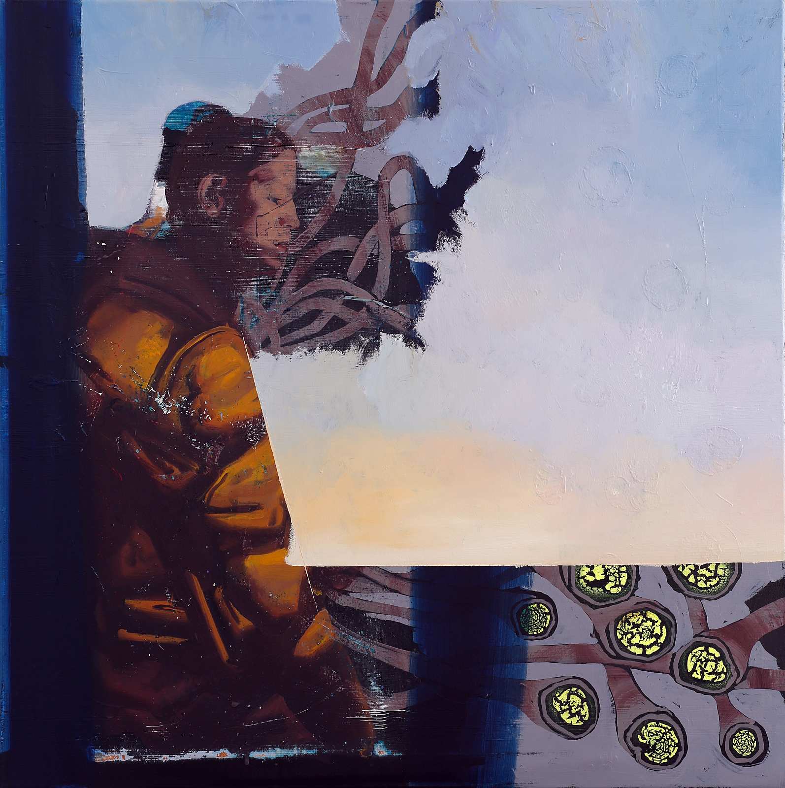 Zeugin,Painting by Rayk Goetze