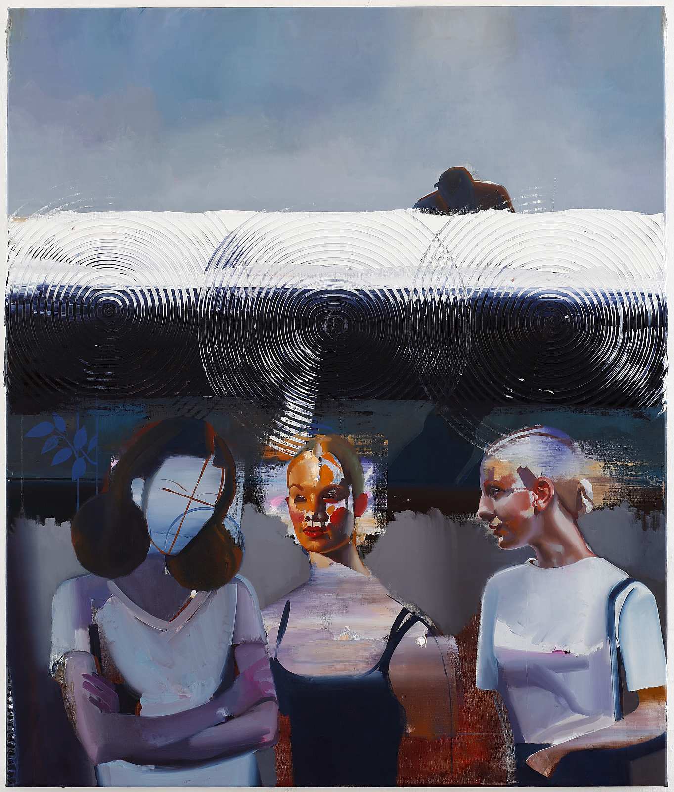 Zwitschermaschine,Painting by Rayk Goetze