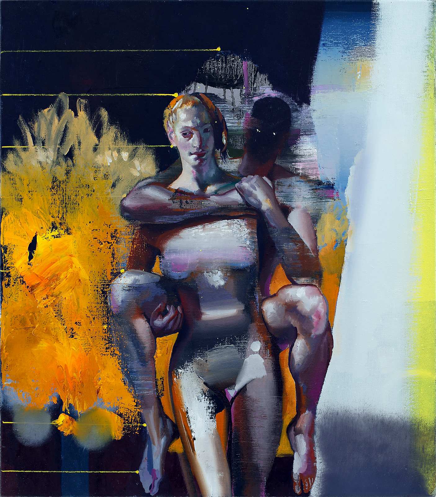 Der Uebergang,Painting by Rayk Goetze