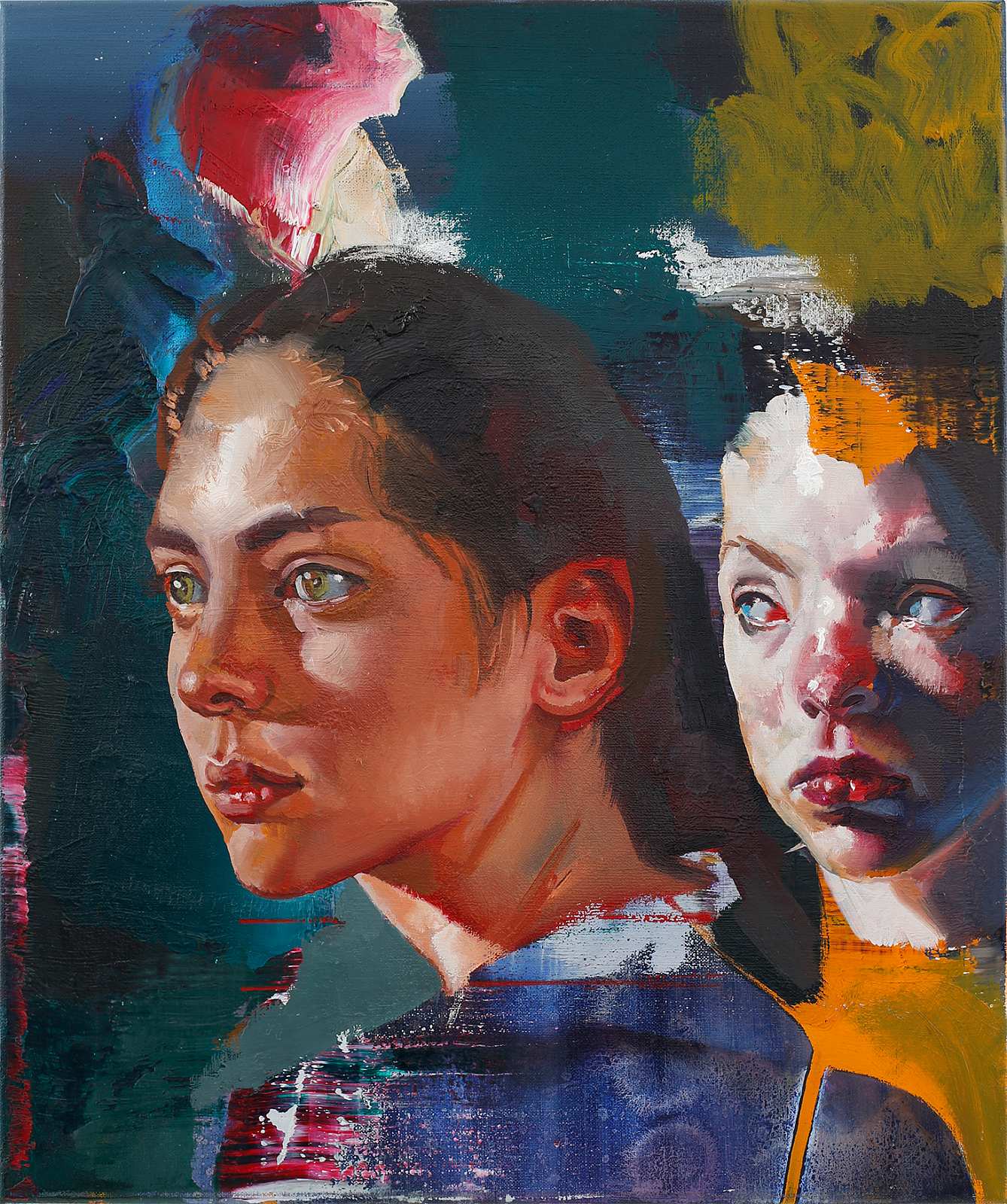 Few from a bridge,Painting by Rayk Goetze