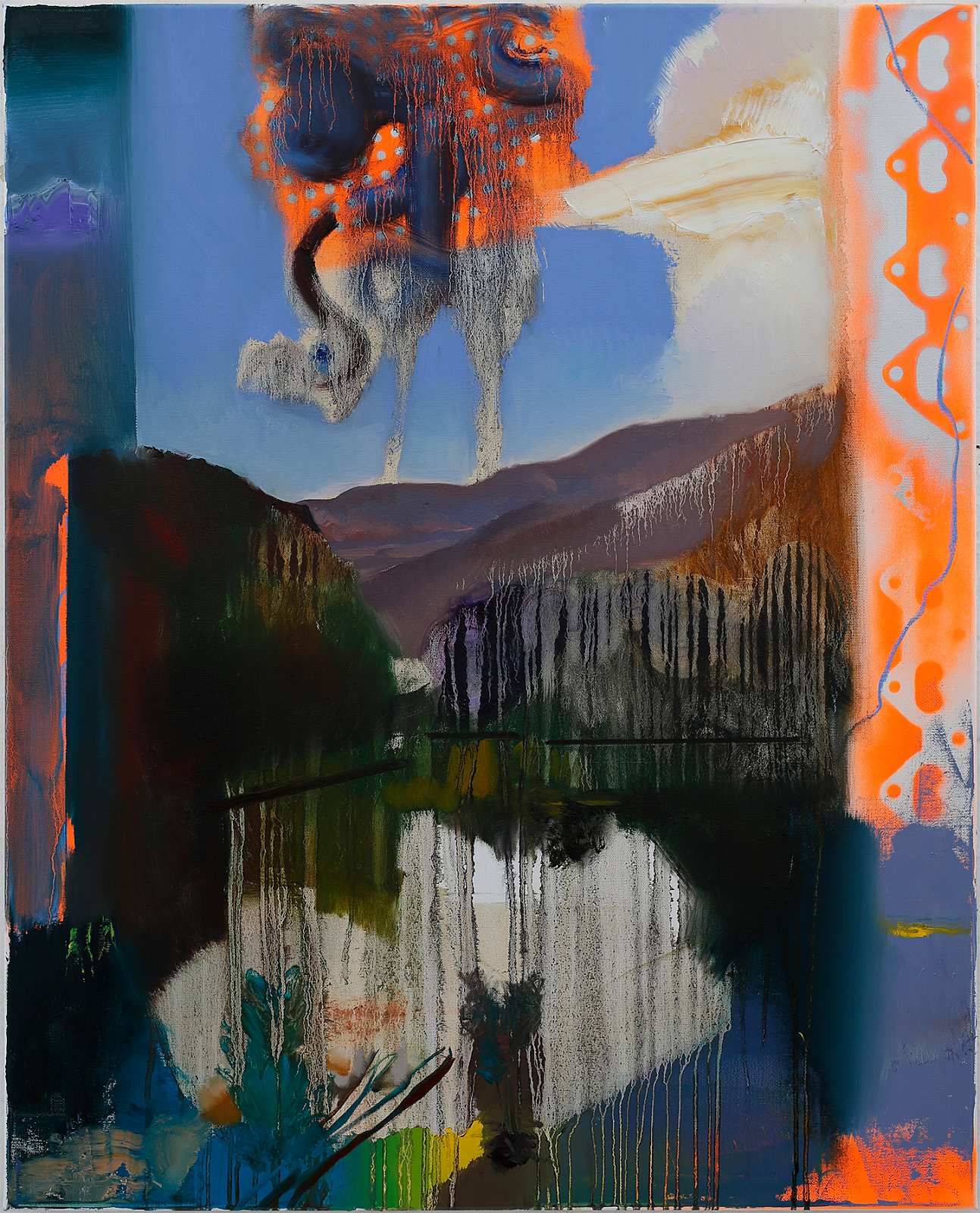 Histoire d' amour (Study),Painting by Rayk Goetze