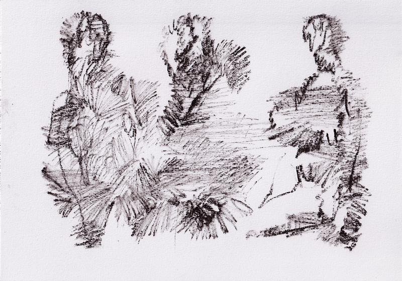 Triple 1, Painting by Rayk Goetze