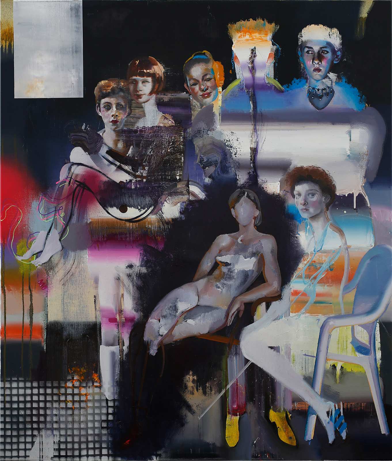 Family Affair,Painting by Rayk Goetze