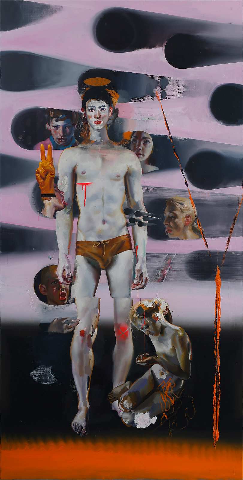 Geschwader,Painting by Rayk Goetze