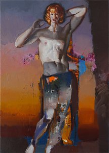 Kleiner Titan,Painting by Rayk Goetze