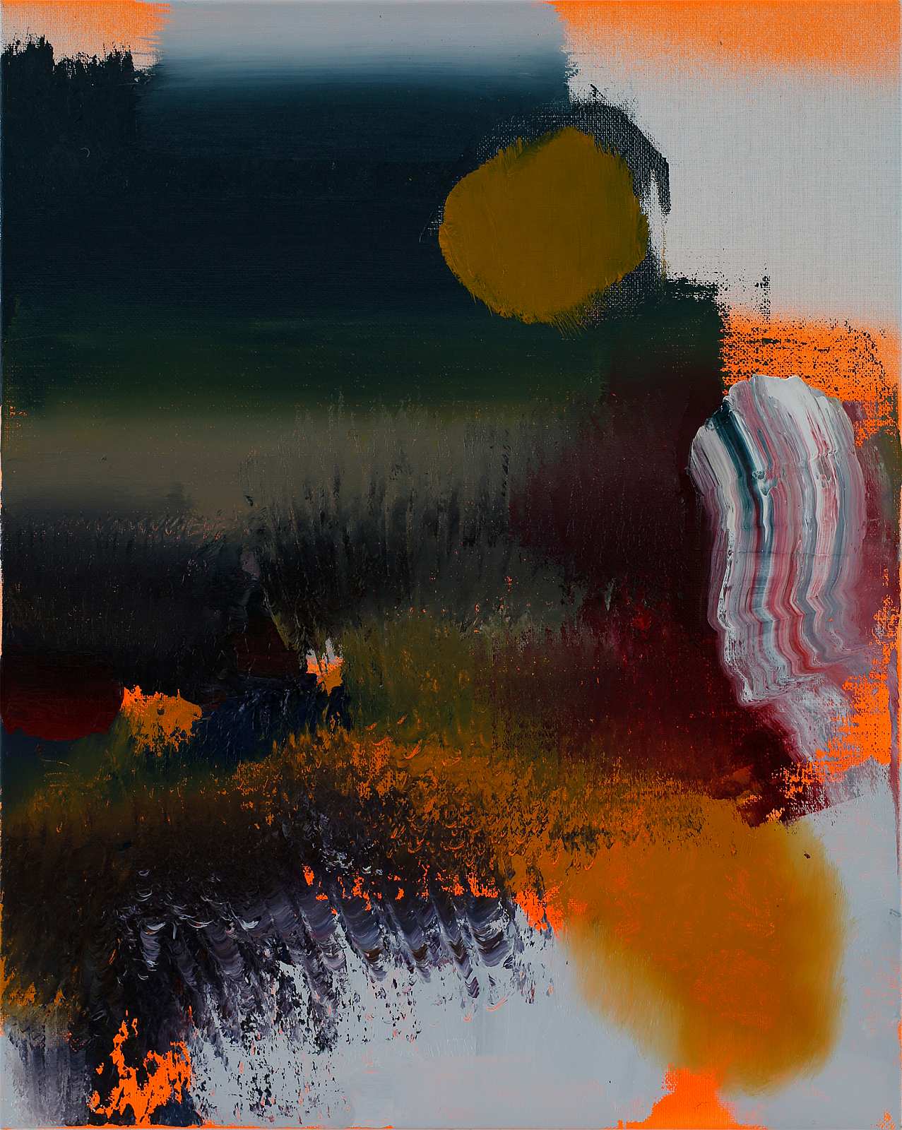 Landschaftsstudie 1,Painting by Rayk Goetze