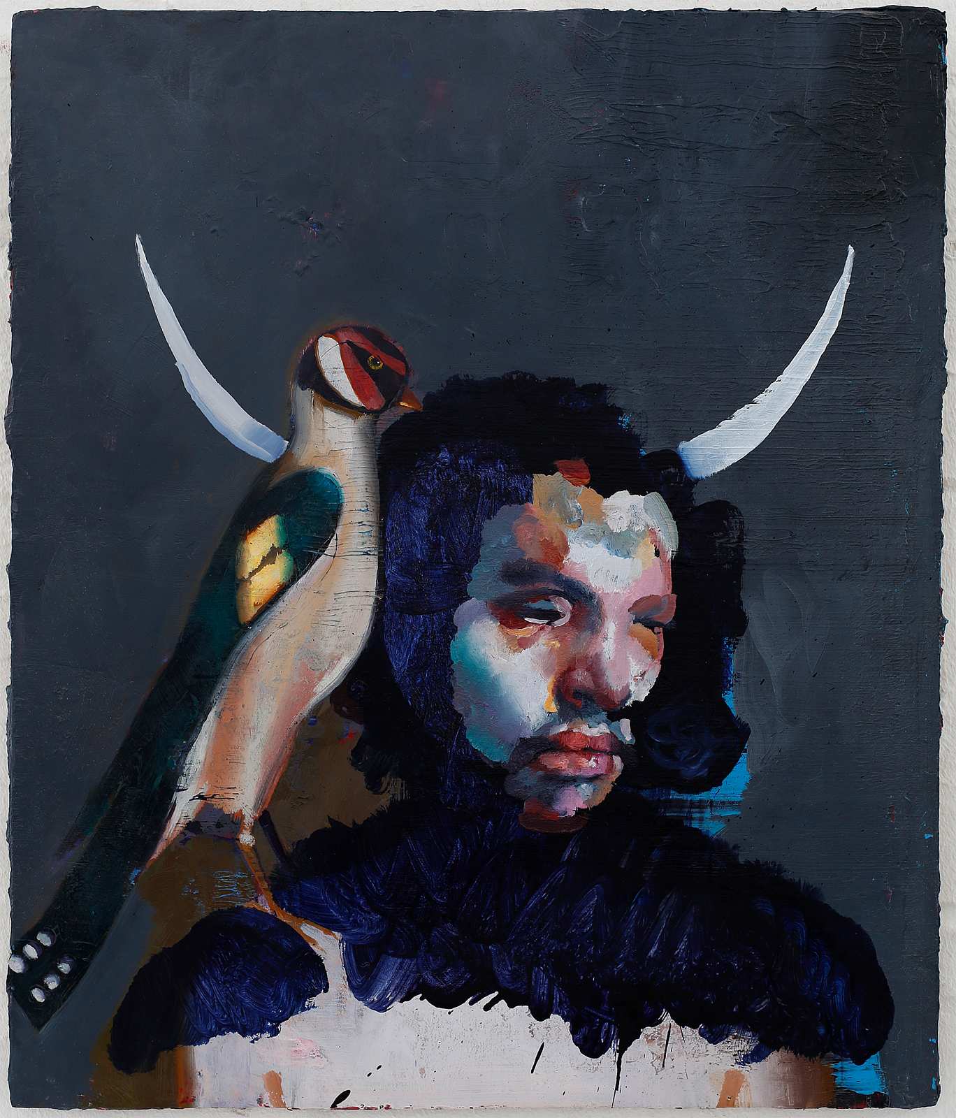 Schamane,Painting by Rayk Goetze