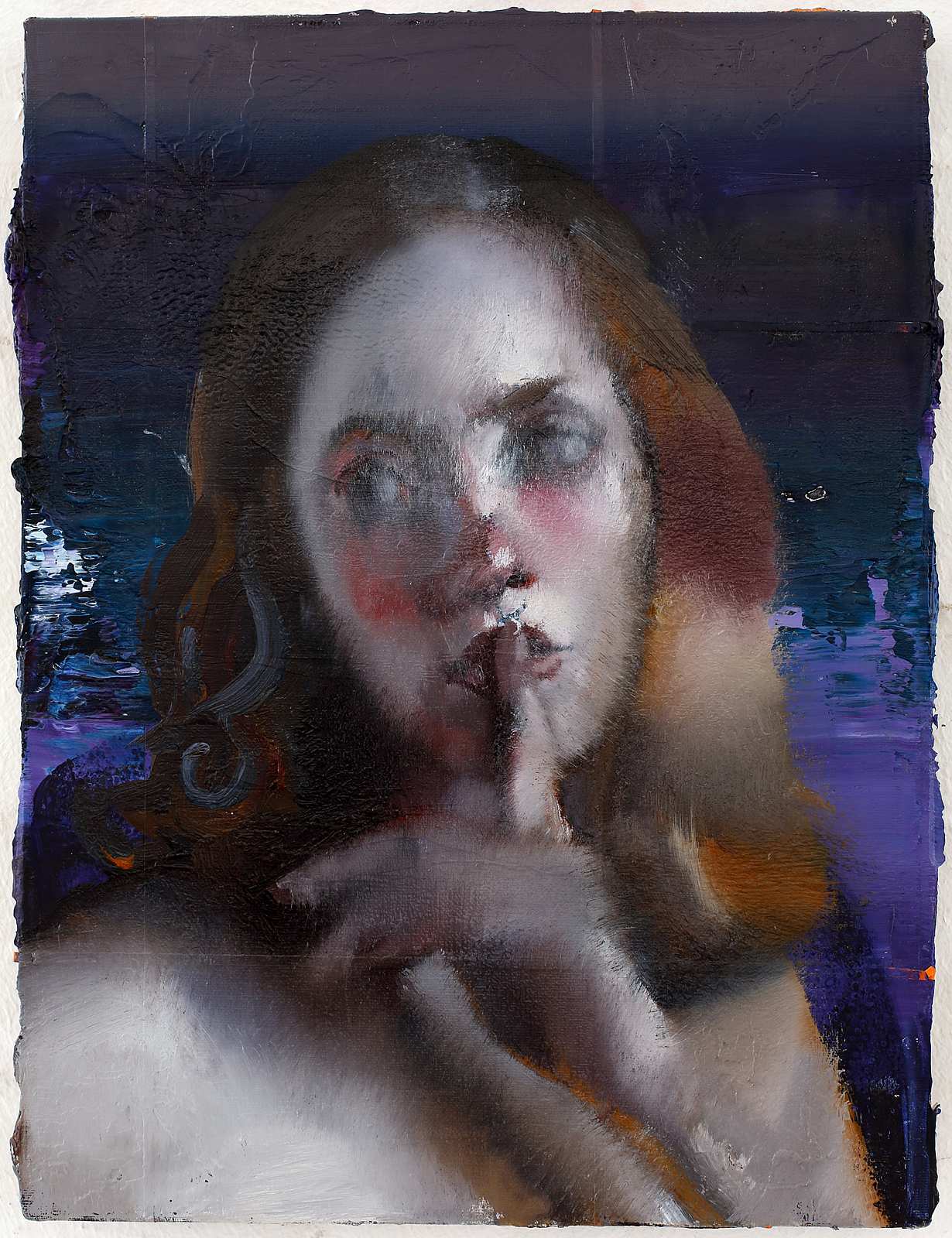 Ssst,Painting by Rayk Goetze