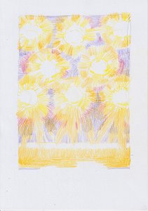 Hundert Sonnen,Painting by Rayk Goetze
