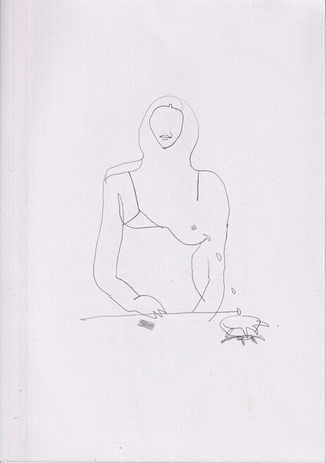 Levitation (study),Painting by Rayk Goetze