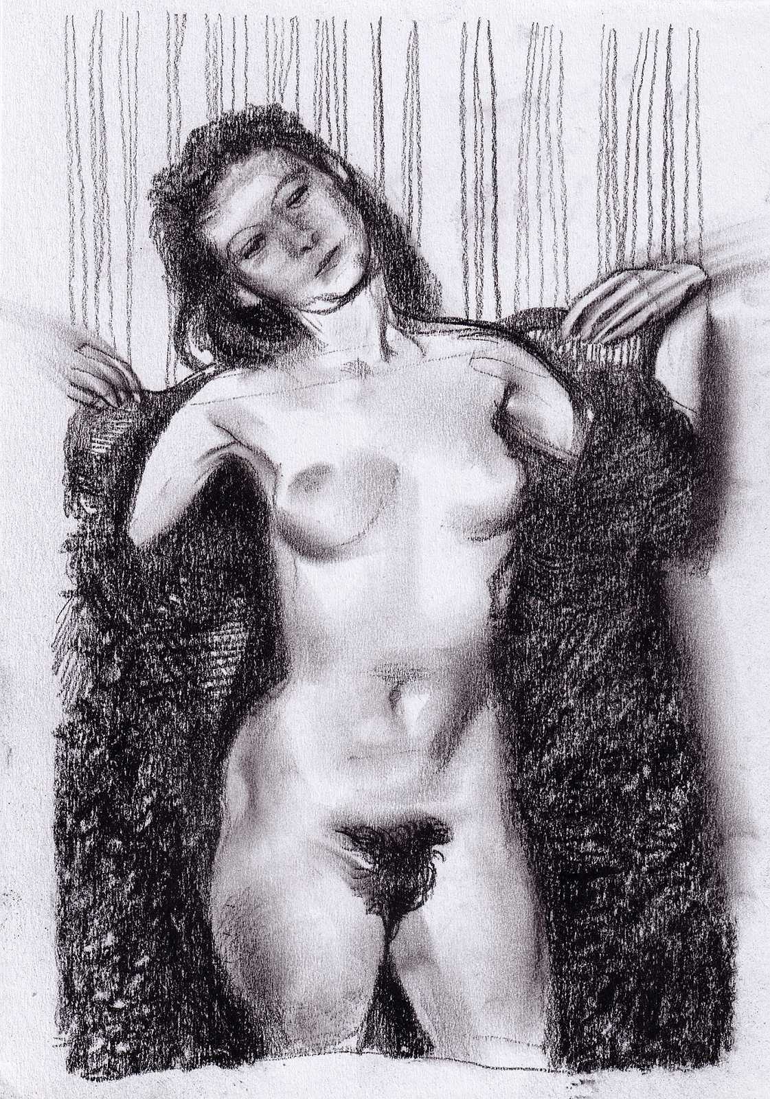 Pin Up 9,Painting by Rayk Goetze