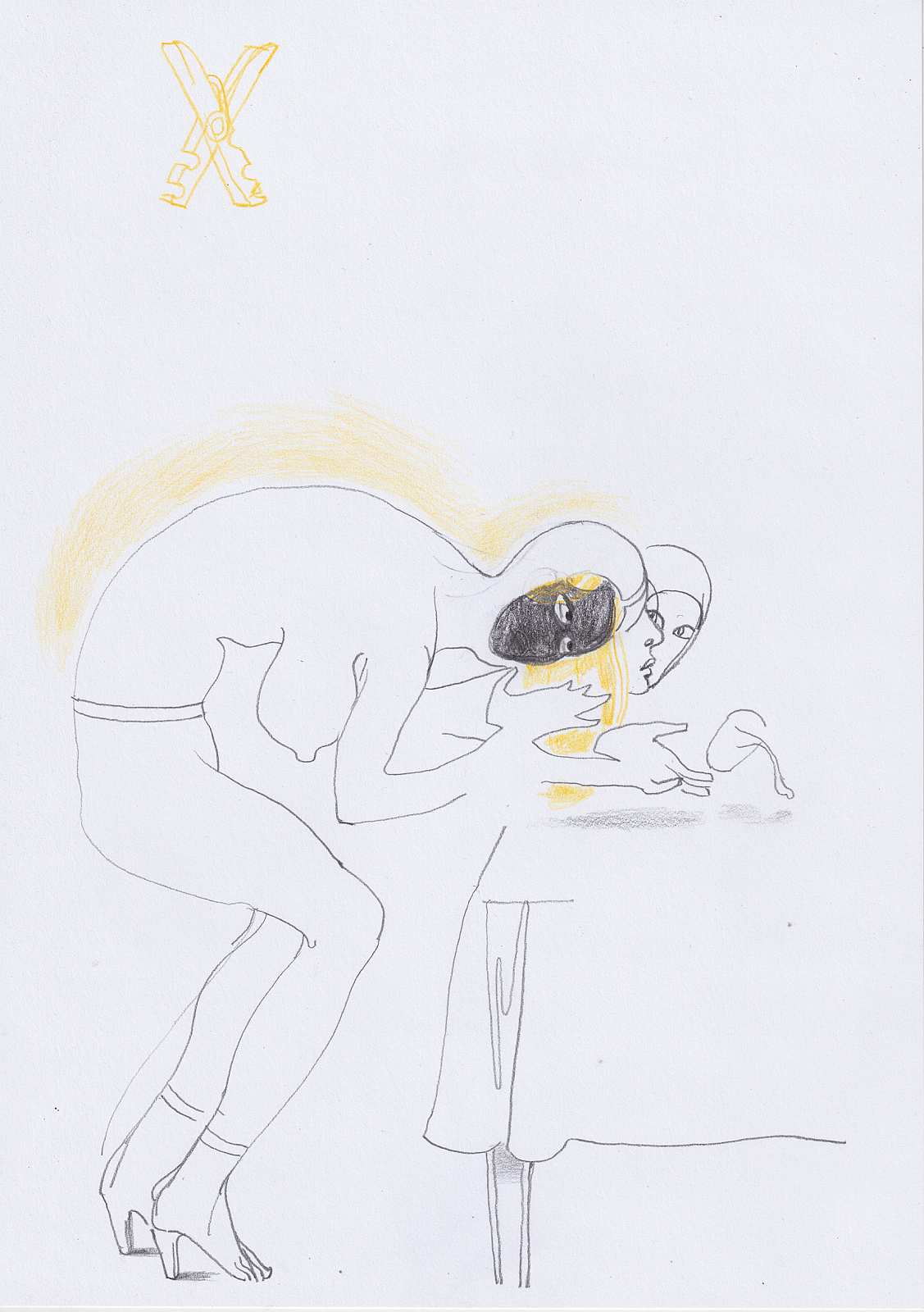 Servant 2,Painting by Rayk Goetze