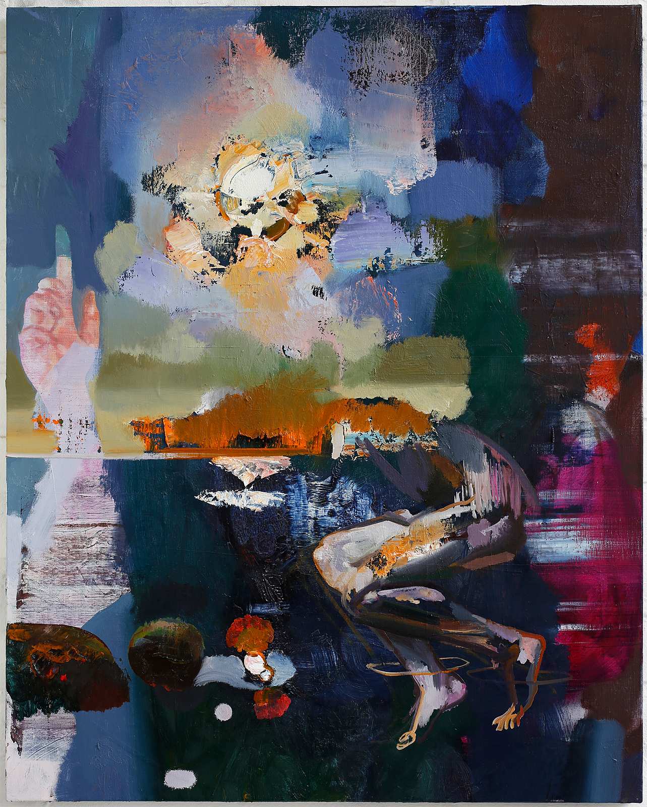 Denker (Study),Painting by Rayk Goetze