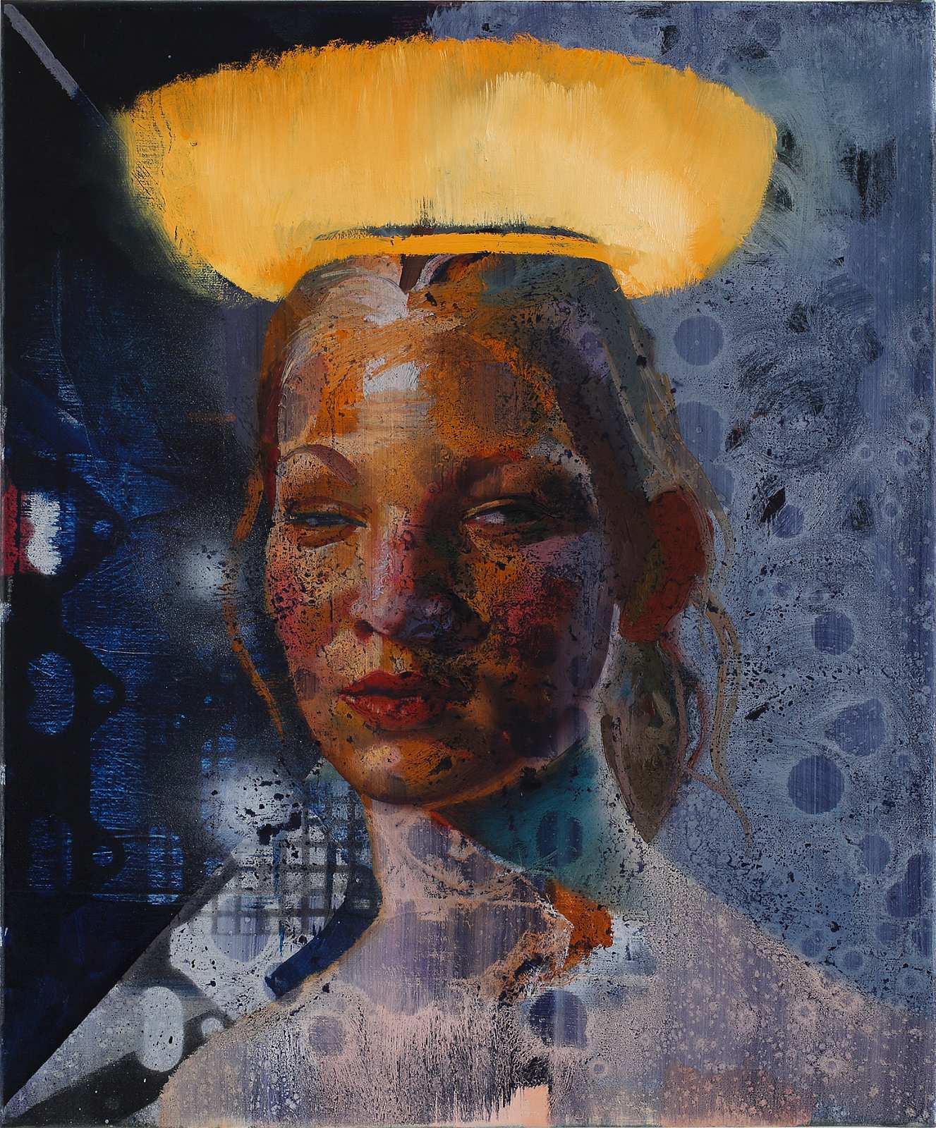 N,Painting by Rayk Goetze