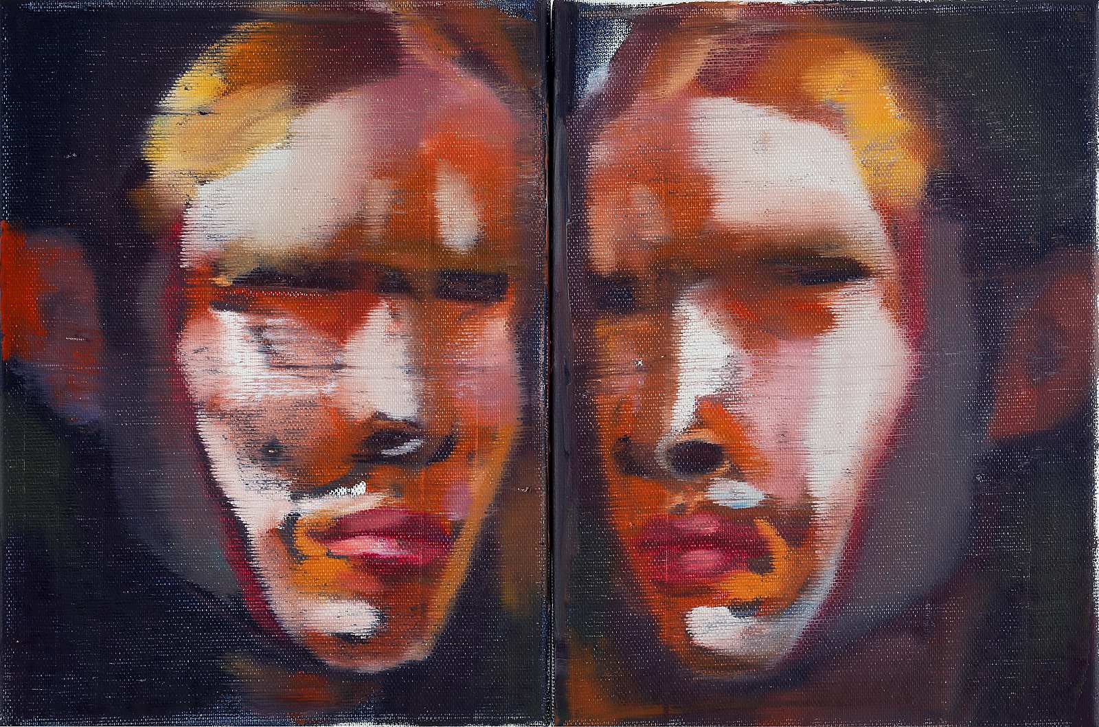 Schwister N°2,Painting by Rayk Goetze