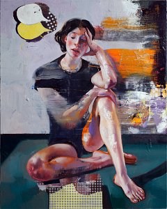 The Thinker (1),Painting by Rayk Goetze
