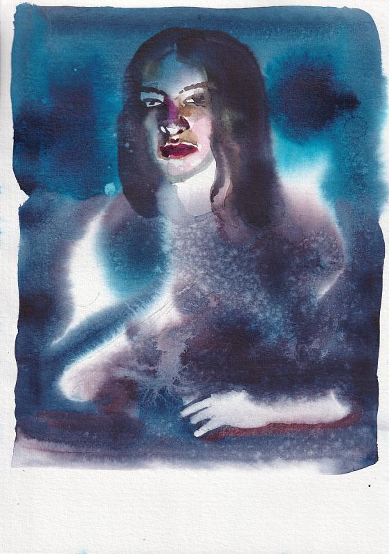 Henson Girl, Painting by Rayk Goetze