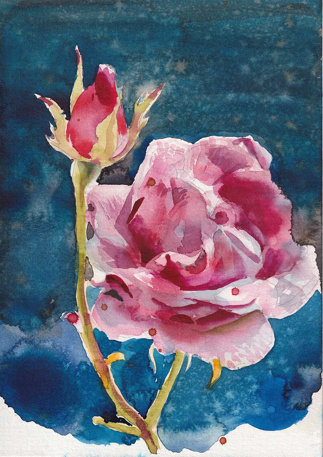 Rose,Painting by Rayk Goetze