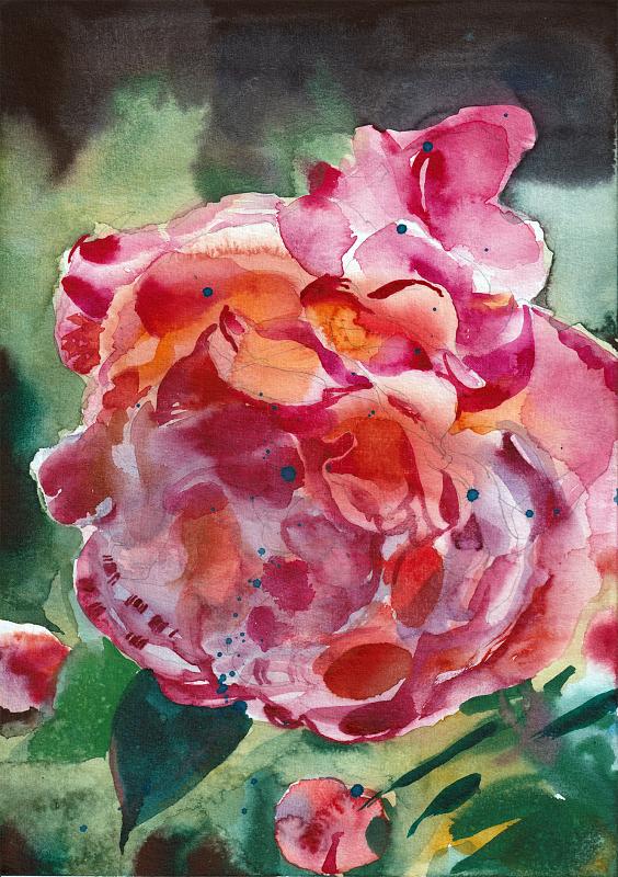 Rose, Painting by Rayk Goetze