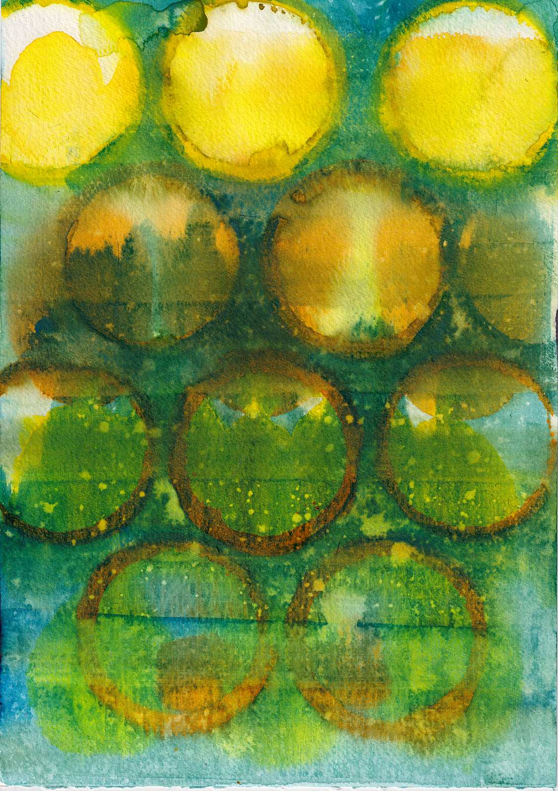 Hundert Sonnen (Studie),Painting by Rayk Goetze