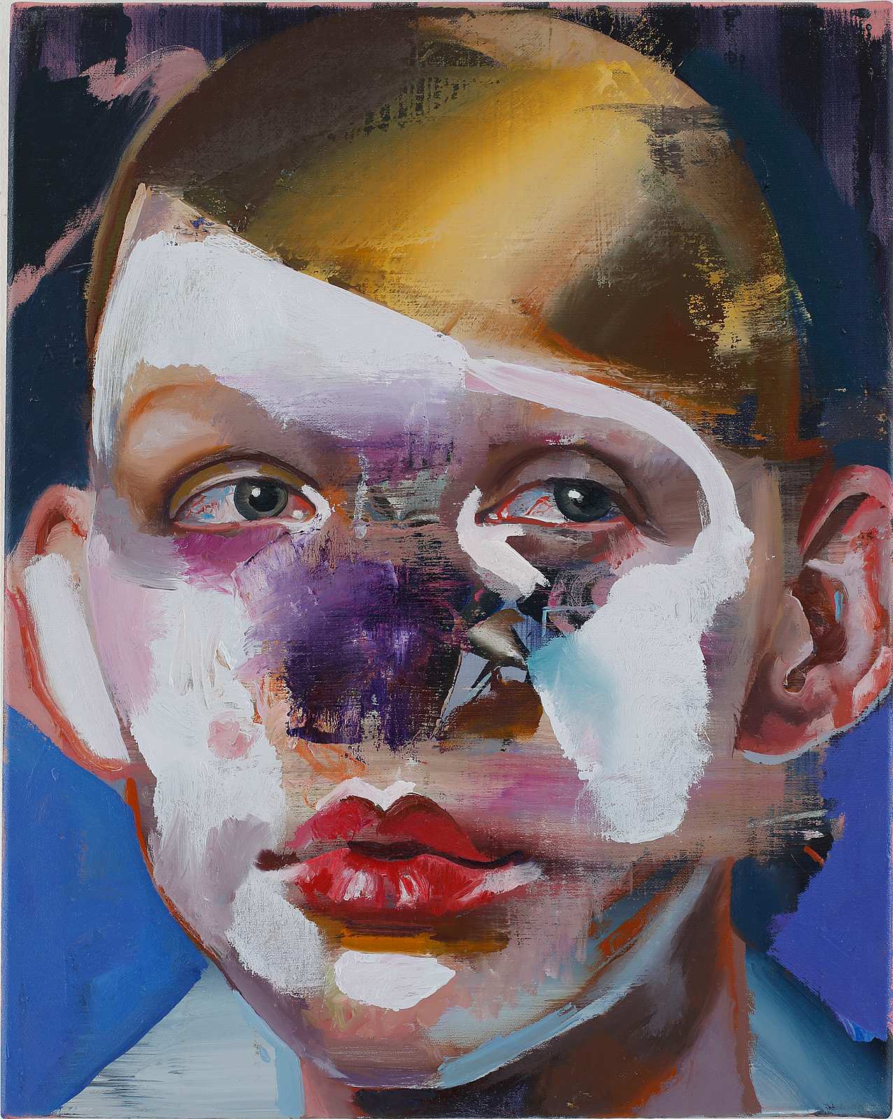 Anlitz (3),Painting by Rayk Goetze