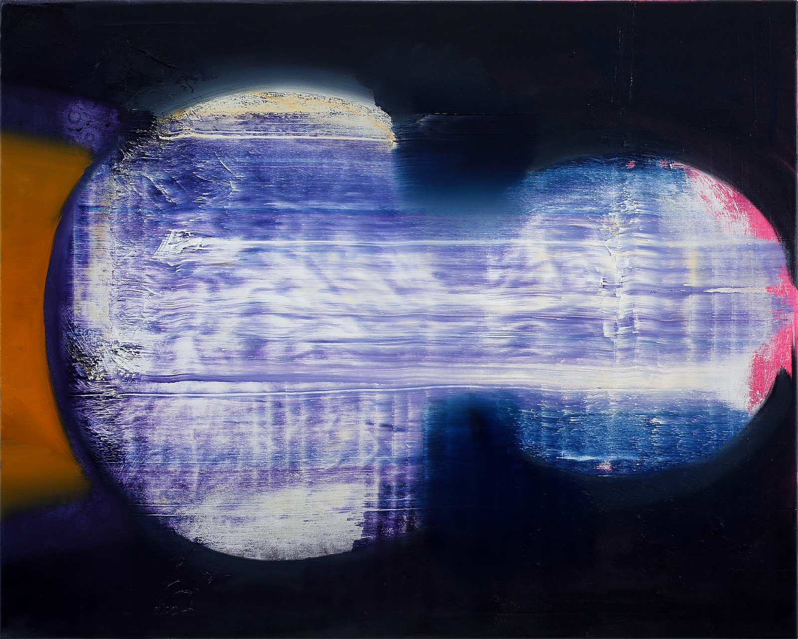 Austritt (Mond),Painting by Rayk Goetze