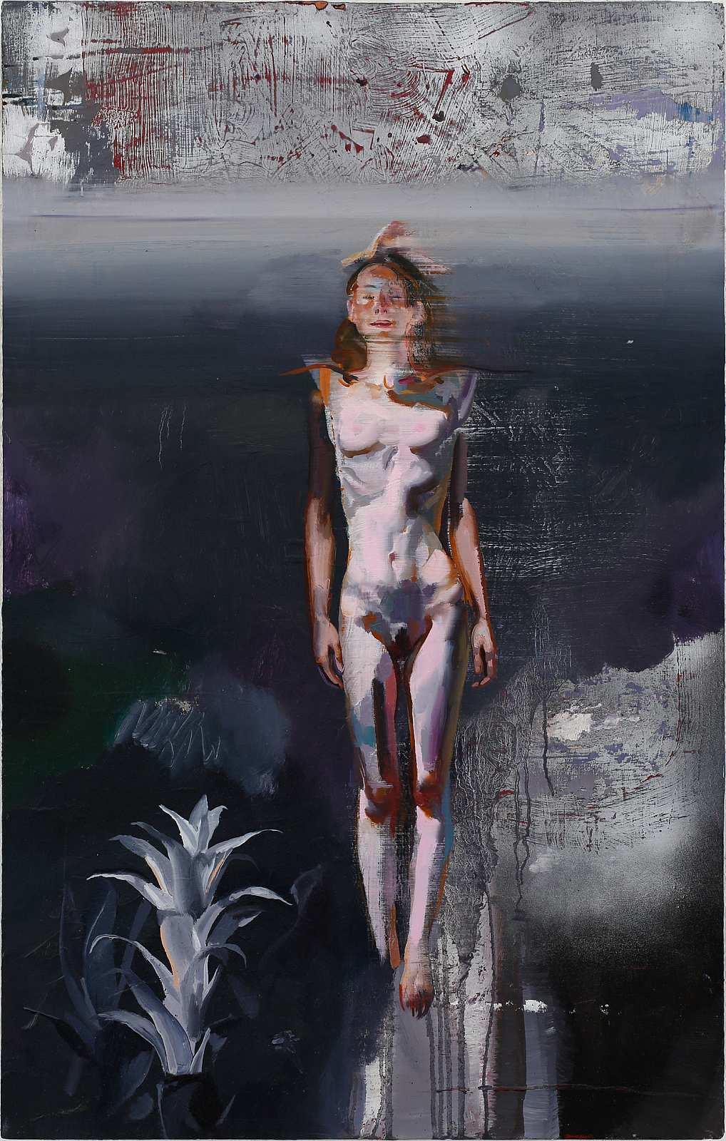 Balance Akt,Painting by Rayk Goetze