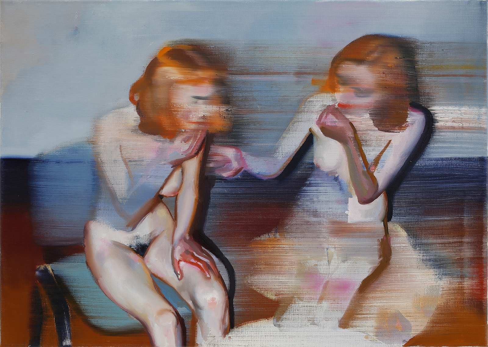 Garderobe (2),Painting by Rayk Goetze