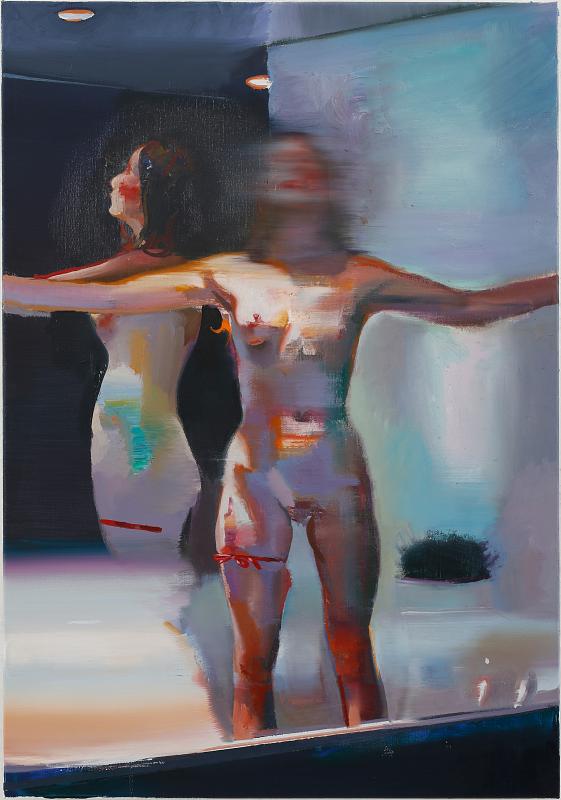 Haltung (Study), Painting by Rayk Goetze