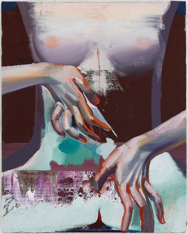 Leibes Öffnung (Studie 3), Painting by Rayk Goetze