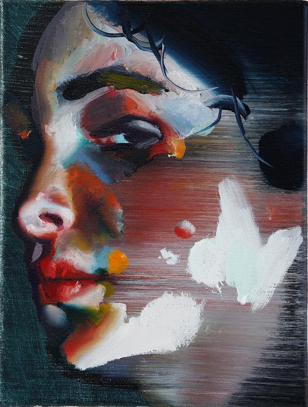 Miss Henson (1), Painting by Rayk Goetze