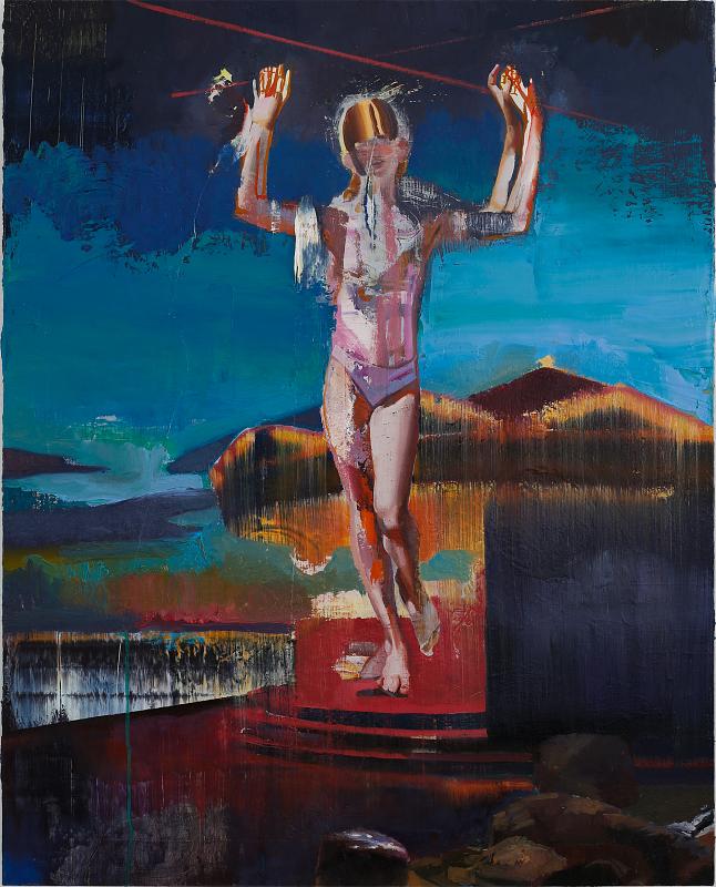Out of Kindheit, Painting by Rayk Goetze