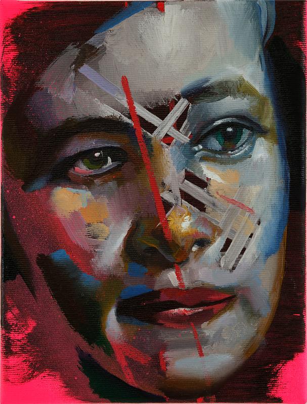 Portrait N°3, Painting by Rayk Goetze