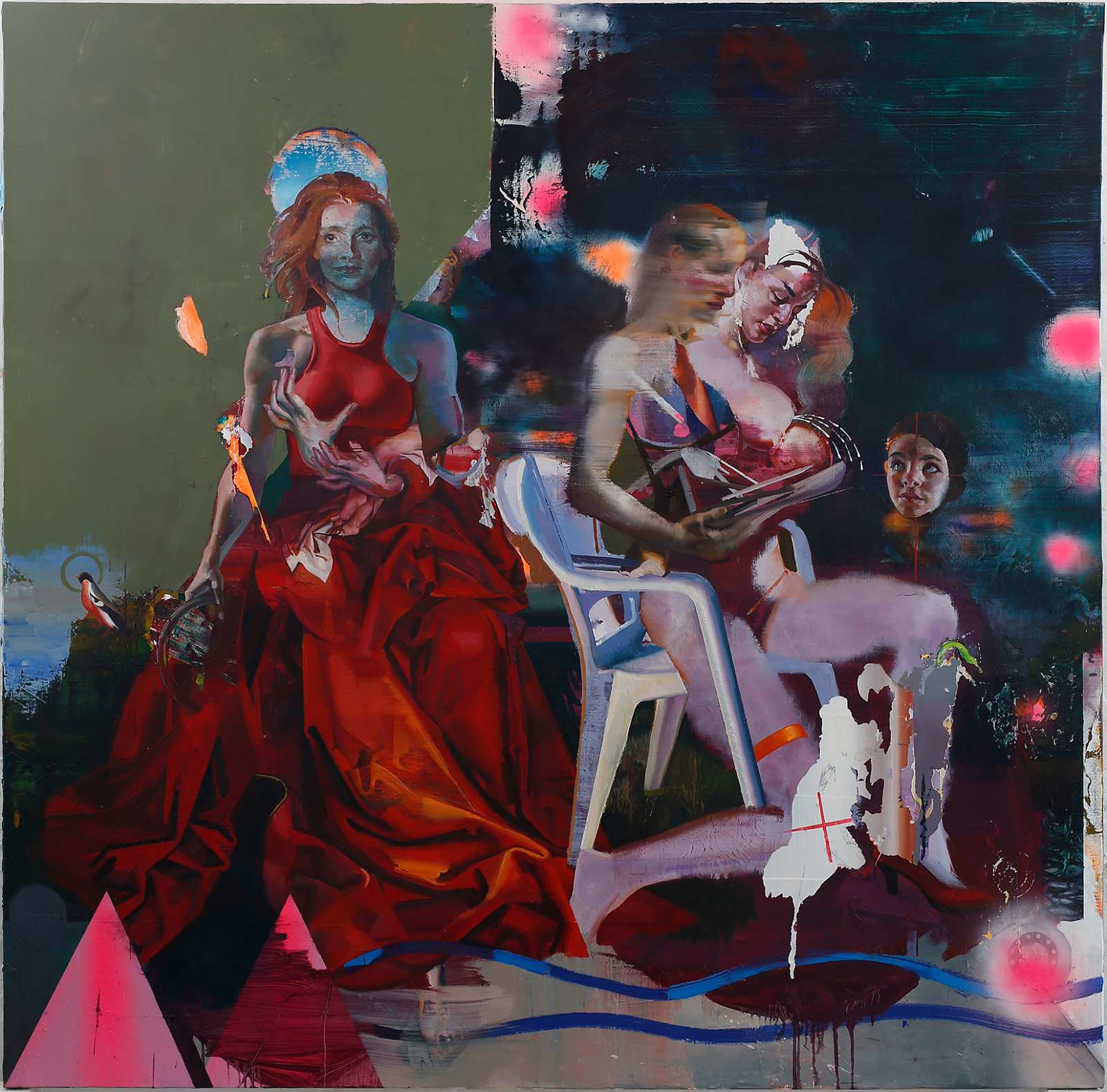 Quelle,Painting by Rayk Goetze