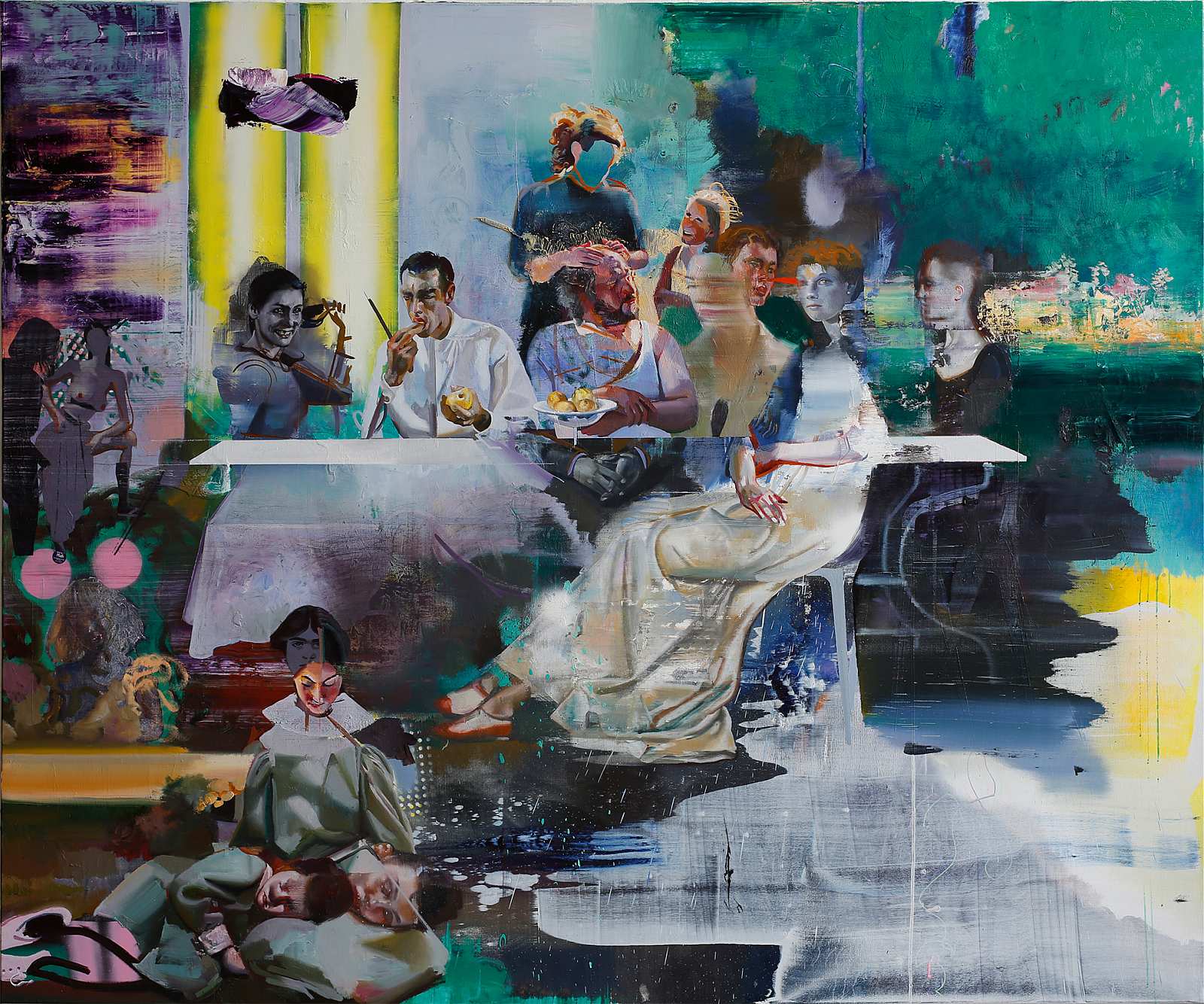 Tafelbild Zwo,Painting by Rayk Goetze