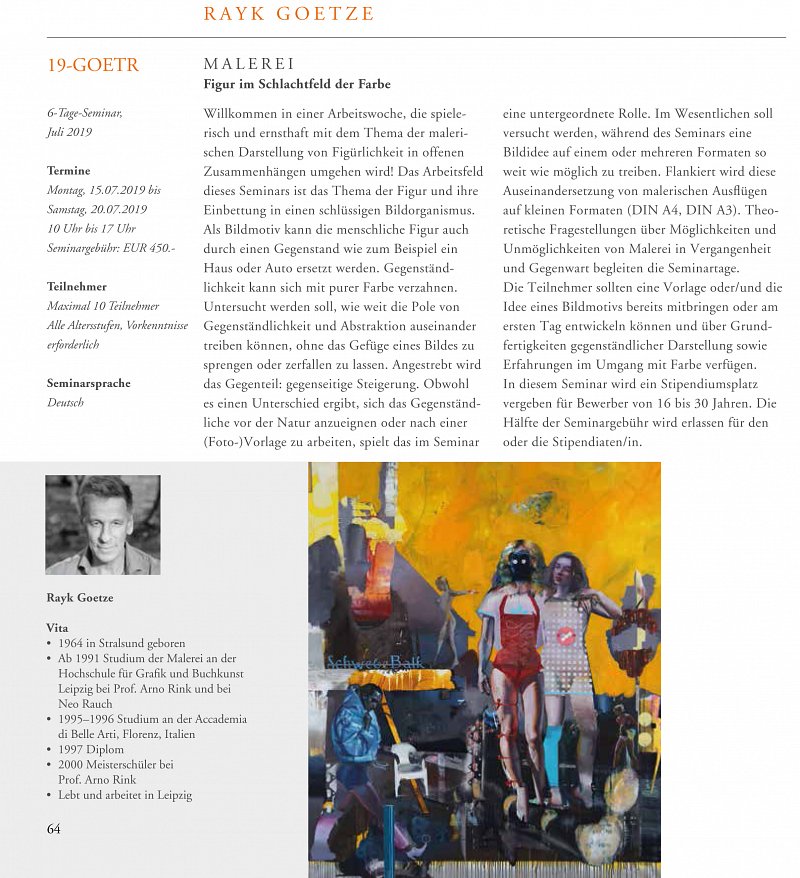 Figur im Schlachtfeld der Farbe