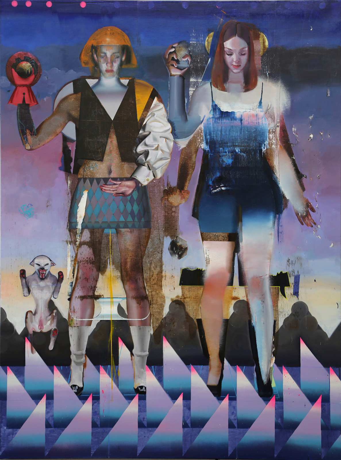 (Ausführende Organe),Painting by Rayk Goetze