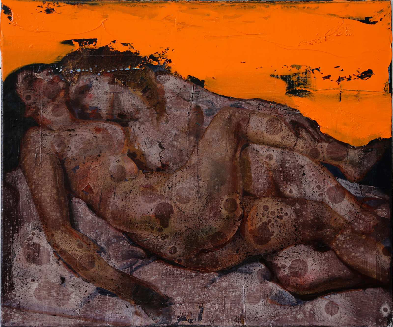 Courbetinage,Painting by Rayk Goetze