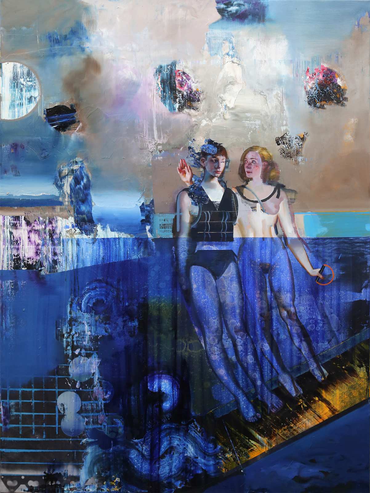 (Palaver),Painting by Rayk Goetze