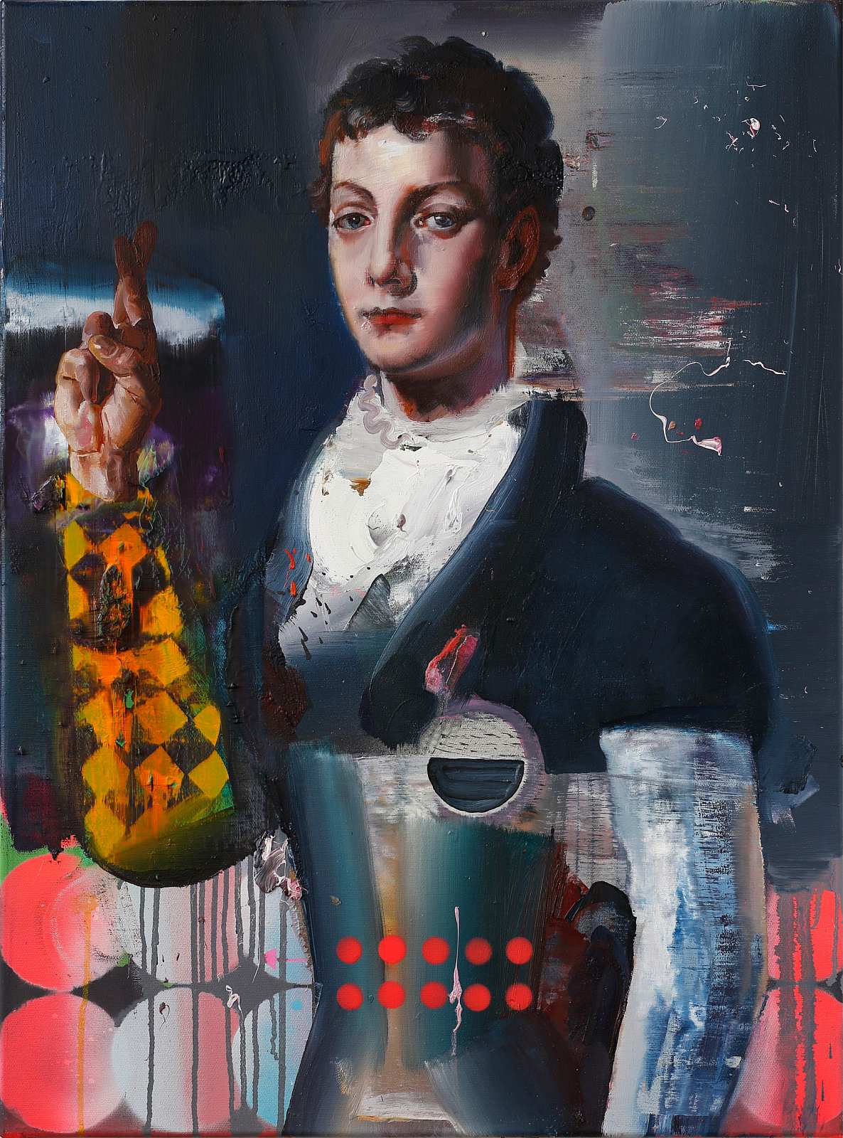 The Artist,Painting by Rayk Goetze