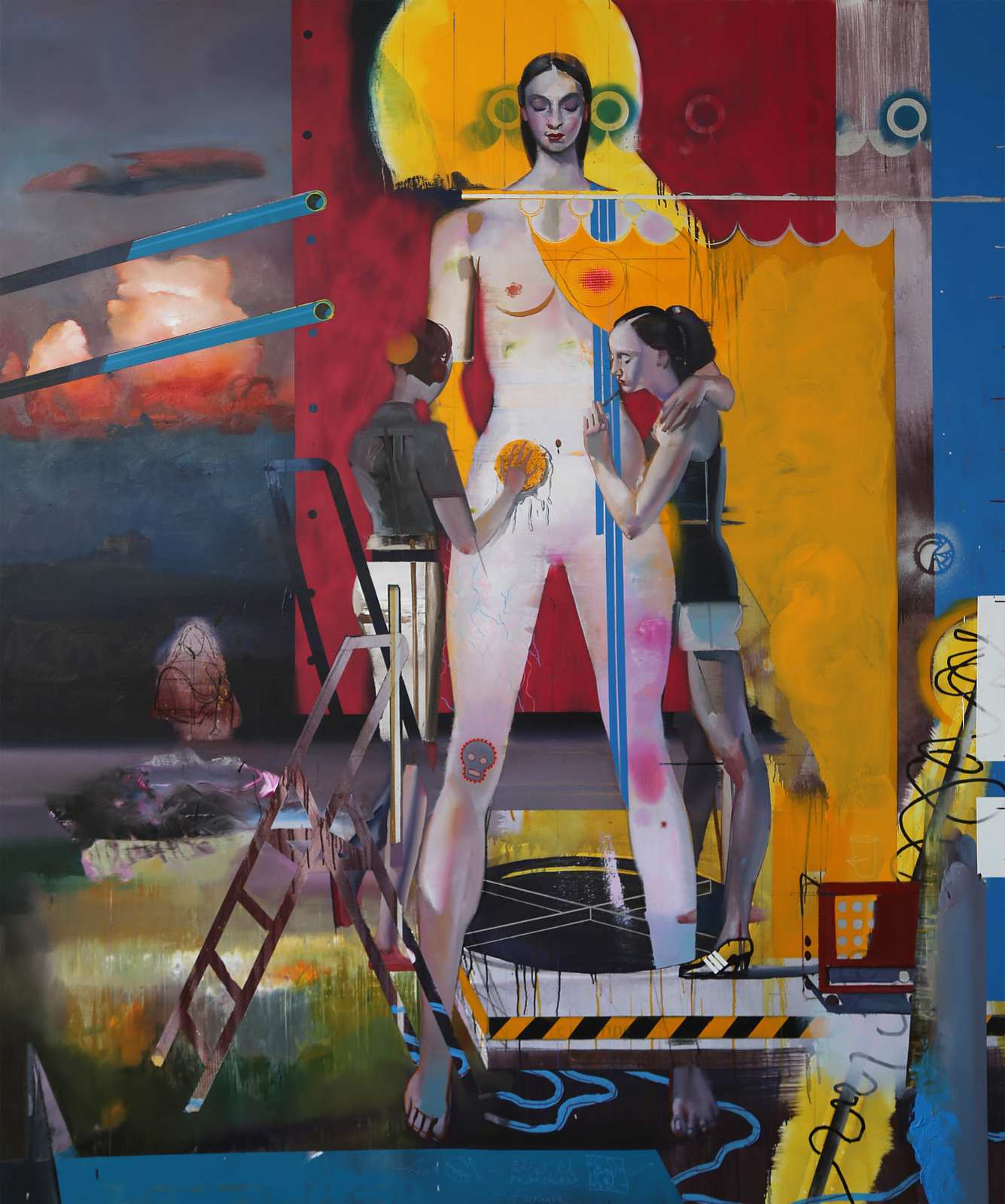 Groszfürstin,Painting by Rayk Goetze