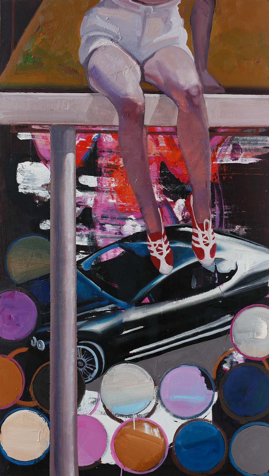 Luxury Lectures,Painting by Rayk Goetze