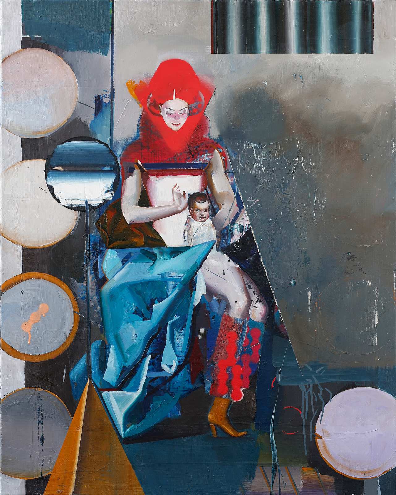 Madonna (Set),Painting by Rayk Goetze