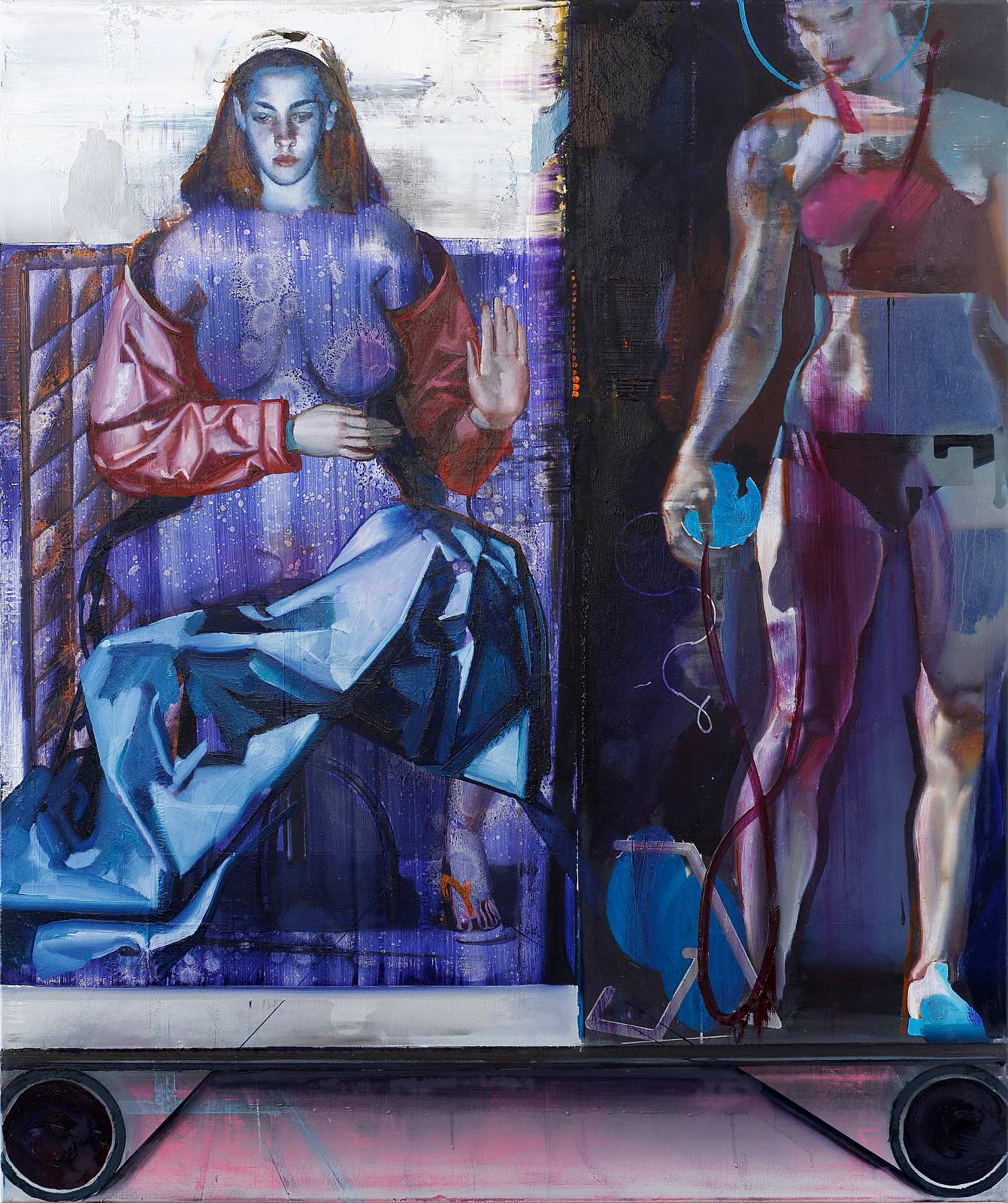 Thron (3),Painting by Rayk Goetze