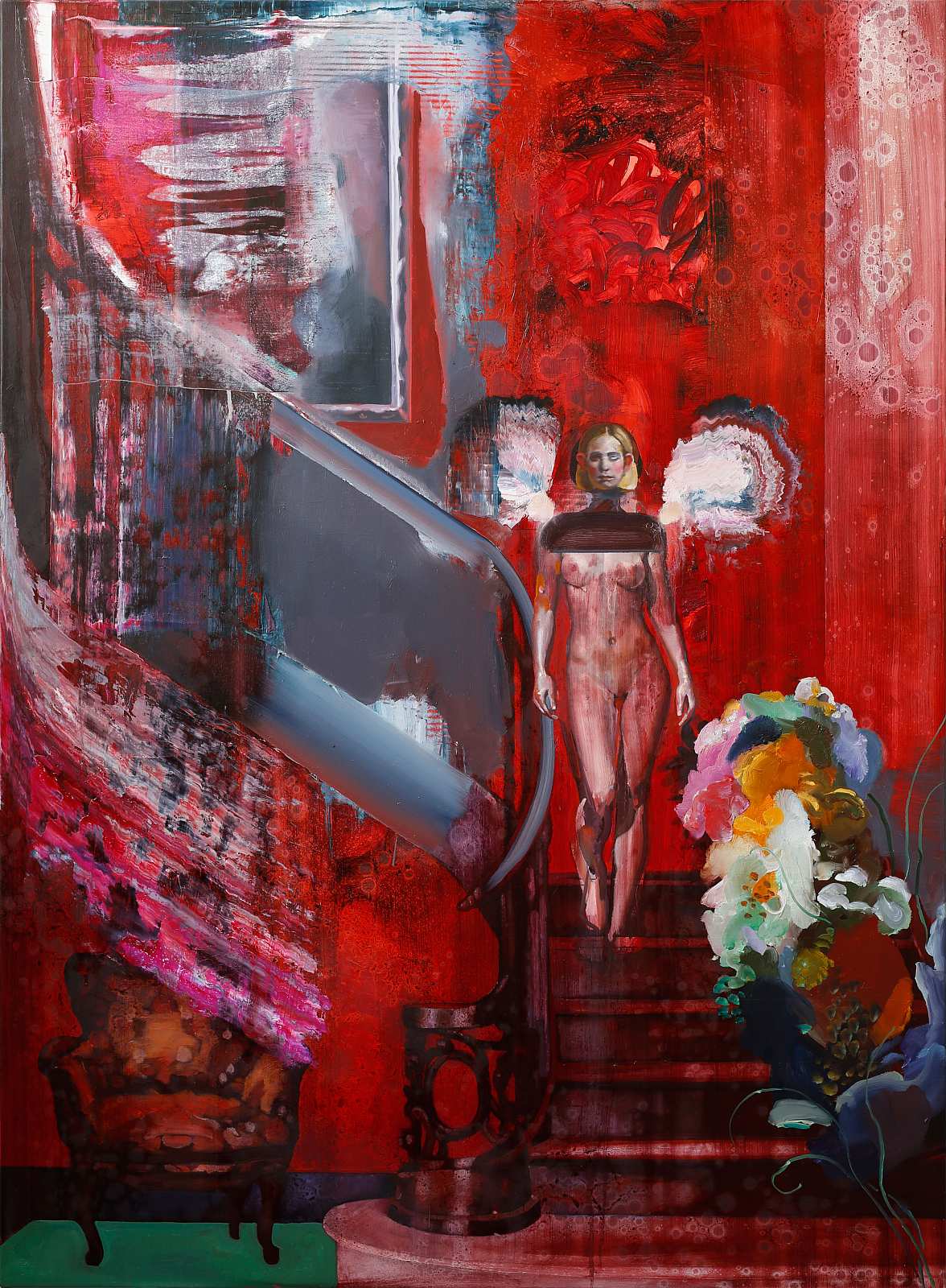 Tochter aus gutem Hause,Painting by Rayk Goetze